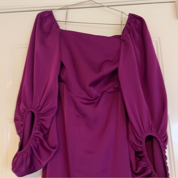 NWT Sachin & Babi Bryant Gown Dress Sparkling Wine Size 0 with Slit - Picture 8 of 16